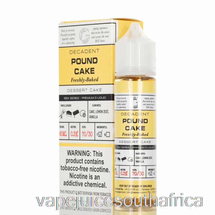 Vape Pods Pound Cake - Bsx Series - 60Ml 0Mg